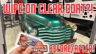 Trying Wipe On Clear Coat On The LS Street Truck Poppys Patina [upl. by Tristram]