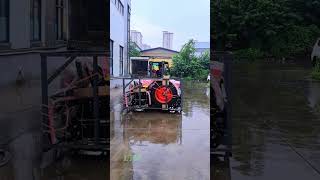 Tractors delivered to Africa in the rain tractor agricultureLTM [upl. by Bernadene]