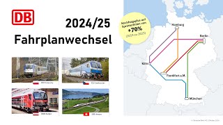 NEWS DB Fahrplanwechsel 202425 [upl. by Alison]