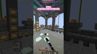 MI NOVIA ME RETA A UN PVP ⚔️ minecraft ahorts gaming [upl. by Ynneg686]