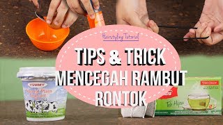 Cara Mengatasi Rambut Rontok secara Alami dan Cepat  Hairstyle Tips [upl. by Vtehsta]