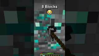 Minecraft 1 Block vs 100 Blocks Diamonds 😰😰😰 [upl. by Alrahs493]