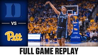 Duke vs Pitt Full Game Replay  202324 ACC Men’s Basketball [upl. by Gass]