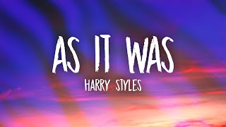 Harry Styles  As It Was Lyrics  you know its not the same as it was [upl. by Volny613]