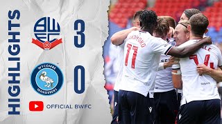 HIGHLIGHTS  Bolton Wanderers 30 Wycombe Wanderers [upl. by Gabrielli545]