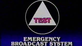 Emergency Broadcast System Test Prairie Public Television  19930319 [upl. by Terrej]