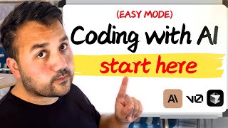 Fastest Way to Learn Coding with AI Easy Mode with Cursor AI and v0 [upl. by Lainey856]