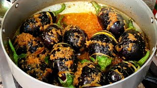 Baingan Masala Recipe  Brinjal Ricepe [upl. by Erbua]