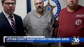 Letcher County sheriff pleads not guilty at arraignment [upl. by Naimed]