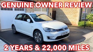 VW eGOLF LONG TERM OWNER REVIEW Good second hand choice [upl. by Arit]