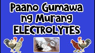 Paano Gumawa ng Electrolytes II Iwasan ang Dehydration at Heat Stress sa ating mga Manok [upl. by Dominica541]