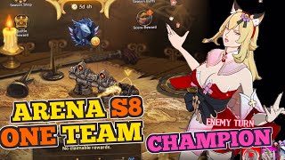 DEFEAT Hero Arena CHAMPION With ONE TEAM Season 8 is HERE Seven Deadly Sins Grand Cross [upl. by Nekcerb]