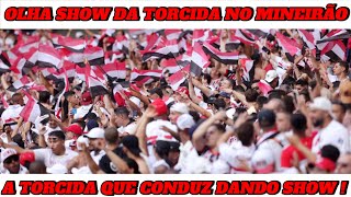 OLHA O SHOW DA TORCIDA DO SÃO PAULO NO MINEIRÃO  DUELO DE TORCIDAS NA SUPERCOPA DO BRASIL 2024 [upl. by Aneehc122]