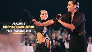 2023 WDO European Championship Professional Latin  Presentation Dance [upl. by Enyallij]