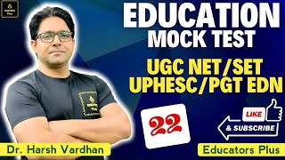 UGC NET EDUCATION UPHESC Assistant ProfessorPGT Education educatorsplus [upl. by Olenolin]