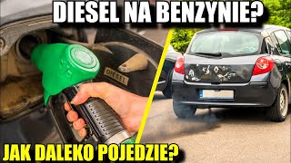 Sprawdźmy jak DALEKO pojedzie DIESEL na BENZYNIE Clio ożyło [upl. by Waiter698]