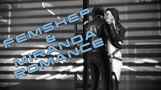 FemShepMiranda Romance All Scenes  MassEffectLegendaryEdition [upl. by Ettenoitna]