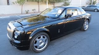 2009 RollsRoyce Phantom Coupe Start Up Exhaust and In Depth Review [upl. by Llertnauq]