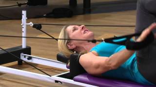 AeroPilates Reformer 5Cord w Rebounder Pulley Risers amp 3 DVDs on QVC [upl. by Razal]