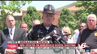 FULL PRESS CONFERENCE Police discuss school shooting at Noblesville West Middle School [upl. by Damarra]