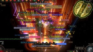 PoE CWS Chieftain  T17 Titanic 4000 Wisps Blight Bosses 5 map testing 325 [upl. by Meingoldas]