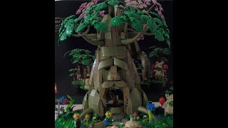 Lego Legend of Zelda Great Deku Tree 77092 part 01 in 4K [upl. by Erdda]