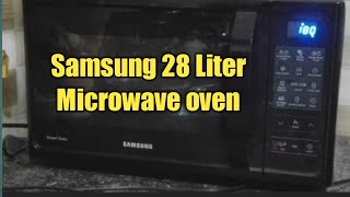 Samsung 28 liter microwave oven cooking Demo  Make cake in Convection Mode  samsung oven [upl. by Prochoras26]