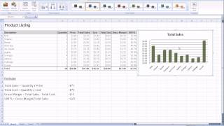 Excel 2007 How to create a graph or chart using your spreadsheet data [upl. by Bertila]