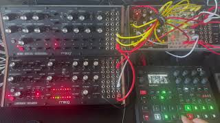 Dub Techno Jam with Moog DFAM Labyrinth Mavis Elektron Syntakt and Friends [upl. by Hanima]