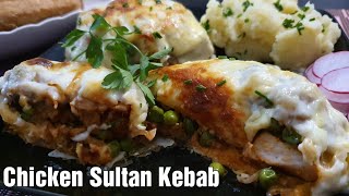 Chicken Sultan Kebab Recipe Tavuklu Sultan Kebabi Tarifi [upl. by Stanfill22]