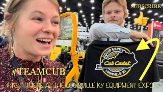 2023 EQUIPTMENT EXPO FIRST TIMERS VLOG STYLE WALK AROUNDcubcadet lawncare reallife mowing [upl. by Nussbaum797]