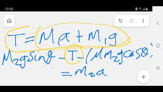 DYNAMICS USING 2ND NEWTONS LAW OF MOTION CONTINUATION [upl. by Regen321]