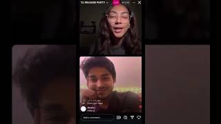 Tanishka bahl instagram live with anuj rehan Realese her new song😍 [upl. by Riay]