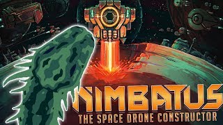 Nimbatus  WORLD DEVOURER SNAKE vs The Mega Laser  Space Drone Building  Nimbatus Gameplay Part 1 [upl. by Rumpf766]