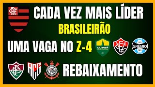 BRASILEIRÃO  QUEM SEGURA O FLAMENGO  ATLÉTICOGO CORINTHIANS e FLUMINENSE NO Z4 [upl. by Adelheid]