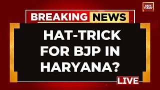 Haryana Election Result LIVE Big Win For BJP In Haryana  Haryana Assembly Elections LIVE Result [upl. by Grand940]