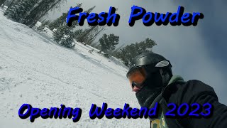 Snowboarding in Colorado at Monarch Mountain Opening Weekend 2023 powder snowboarding [upl. by Peppie]