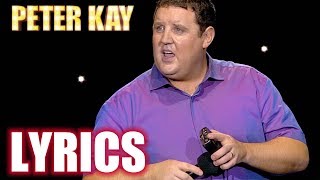 Misheard Lyrics  Peter Kay The Tour That Didnt Tour Tour [upl. by Annaeiluj]