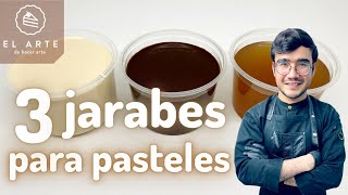 Cómo preparar jarabes para humedecer tus pasteles  El arte de hacer arte [upl. by Ben]