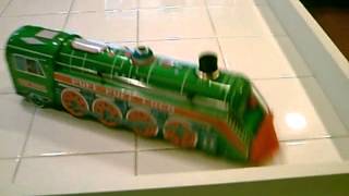 quotPuff Puffquot Tin Battery Operated Train [upl. by Annoynek]