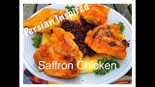 PERSIAN STYLE 10 MINUTE CHICKEN  Zereshk Polo Ba Morgh [upl. by Aicenad47]