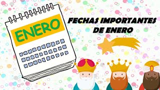 Fechas Importantes del mes de ENERO Profe Ángel [upl. by Brabazon]