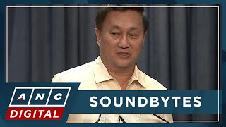 WATCH PH Senator Tolentino reacts to Chinese Embassys alleged wiretapping  ANC [upl. by Annawoj]