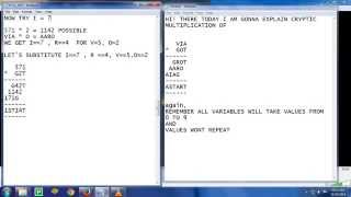 ELITMUS QUESTION CRYPTARITHMETIC MULTIPLICATION FREQUENTLY ASKED PROBLEM WITH SOLUTION [upl. by Brieta976]