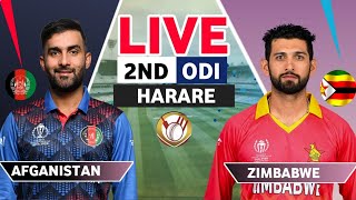 Afganistan vs Zimbawe 2ND OD Match  AFG VS ZIM 2ND ODI Score amp Commentary today 2024 LIVE [upl. by Neeneg380]