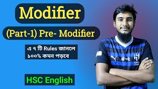 PreModifier  Modifier  Faruk English Academy farukenglishacademy [upl. by Khorma]