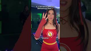 Nadie entendió nuestro disfraz🥲 gemelas flash disfraz broma twins superpower poderes veloz [upl. by Ahsiekim]