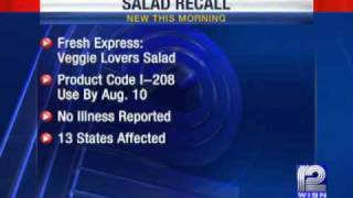 Fresh Express Salad Products Recalled [upl. by Lady655]