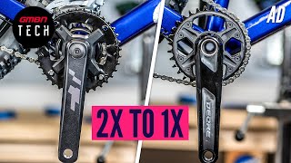 How To Upgrade To A 1X11 Or 1X12 Drivetrain  The Ultimate Single Chainring Conversion Guide [upl. by Melesa]