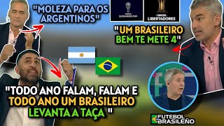 MEDO DOS TIMES BRASILEIROS EXPECTATIVA ARGENTINA PRA SORTEIOS DA LIBERTADORES E SULAMERICANA [upl. by Allen]